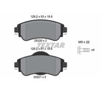 TEXTAR 2522001 Brake Pad Set, disc brake for CITRO?N