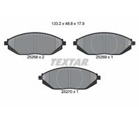 Textar Front Brake Pads 2526801 – Fits Chevrolet Spark, Holden Barina, Toyota Pixis