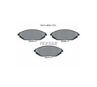Textar Front Brake Pads 2526801 – Fits Chevrolet Spark, Holden Barina, Toyota Pixis