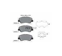 Genuine OE Textar Brake Pads Full Set Of 4 Front With Accessories 2534801