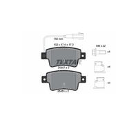 TEXTAR 2535701 Brake Pads Set Rear for Punto