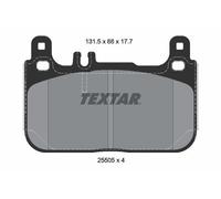 Textar 2550501 Front Brake Pad Set Fits Mercedes S-class