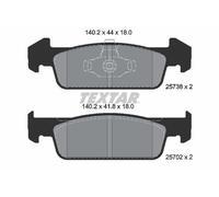 Textar 2573801 Front Brake Pad Set Fits Dacia Renault Logan Mcv Stepway Sandero