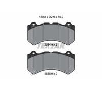 Textar 2584901 Front Brake Pad Set Fits Cadillac Chevrolet Dodge Jeep Nissan Ats