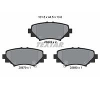 Textar 2587801 Rear Brake Pad Set Fits Mazda 3 Axela