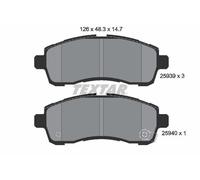 Textar 2593901 Front Brake Pad Set Fits Mazda 2
