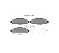 TEXTAR 2599901 Brake pad set
