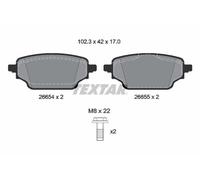 TEXTAR 2665401 Brake pad set