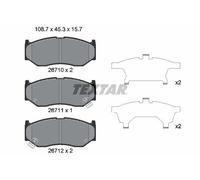 TEXTAR 2671001 Brake pad set