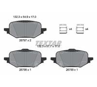 TEXTAR 2679701 Brake pad set