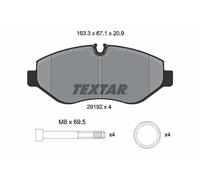TEXTAR 2919209 Brake pad set
