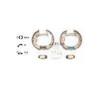 TEXTAR 84063300 Brake Set, drum brakes