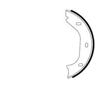 TEXTAR 91020200 Handbrake shoes