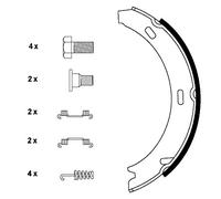TEXTAR 91044500 Handbrake shoes