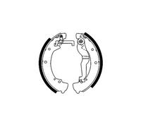 TEXTAR 91044600 Brake Shoe Set Rear for Transporter California Kombi