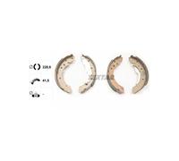 TEXTAR 91050000 Brake Shoe Set Rear for Megane Scenic Laguna