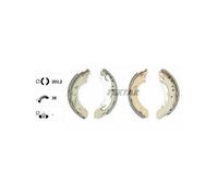 Brake shoes 91051500 TEXTAR for FORD ESCORT Mk VII ESCORT Mk VII Saloon