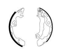 TEXTAR 91052500 Brake Shoe Set for ,FORD,FORD AUSTRALIA