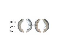 TEXTAR 91054400 Brake Shoe Set Rear for Fiat Punto