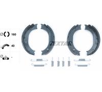 Brake Shoe Set, parking brake 91055100 TEXTAR for MERCEDES-BENZ VW PUCH