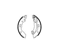 TEXTAR 91056800 Brake Shoe Set Rear for Hyundai Atos