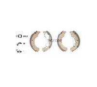 TEXTAR 91057300 Brake Shoe Set Rear for Fiesta 2 Fusion Ecosport Puma Ka