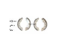 Brake shoe set TEXTAR 91057400 for SMART CABRIO (450) 0.8 2001-2004