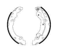 TEXTAR 91064600 Brake Shoe Set