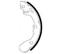 TEXTAR 91065000 Brake Shoe Set Rear for Kia Rio