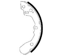 Textar 91065000 Rear Brake Shoe Set Fits Kia Rio