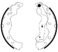 TEXTAR 91067500 Brake Shoe Set Rear for SX4 Sedici
