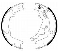 Fits TEXTAR 91075400 manual brake shoes HYUNDAI I20 08-