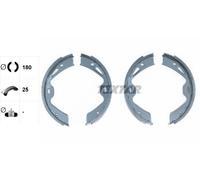 TEXTAR 91076700 Handbrake shoes
