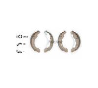 TEXTAR 91077200 Brake Shoe Set