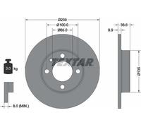 Textar 92009303 Brake Disc