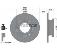 TEXTAR 93260703 Brake disc