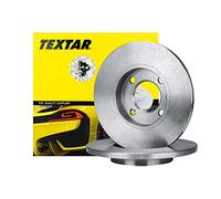 2x Brake Discs Set Rear Solid For Hyundai Elantra Ioniq Kia Niro TEXTAR 92314403