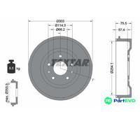 TEXTAR 94032800 Brake drum