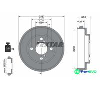 TEXTAR BRAKE DRUM 94044300 FOR SUZUKI