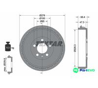 TEXTAR BRAKE DRUM 94046300 FOR VW