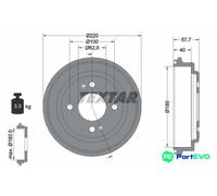 TEXTAR BRAKE DRUM 94047000 FOR HYUNDAI