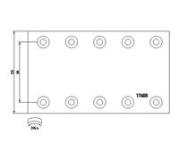 Textar Brake Lining Kit 1740501 0309229640