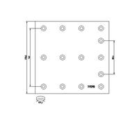 Textar Brake Lining Kit fits Dennis Phönix 2 2003-2009 1909007 270384