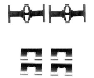 Textar Brake Pad Accessory Fitting Kit Rear fits Honda Accord 1993-1998