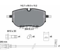 Textar Brake Pad Set for Front Axle - 2641601