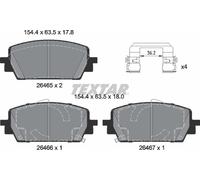 Textar Brake Pad Set for Front Axle - 2646501