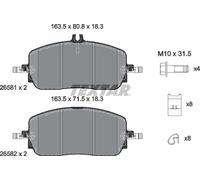 Textar Brake Pad Set for Front Axle - 2658101