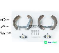 TEXTAR BRAKE SHOE SET 84044706 FOR AUDI SEAT VW
