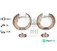 TEXTAR BRAKE SHOE SET 84048002 FOR RENAULT