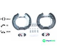 TEXTAR BRAKE SHOE SET 84057402 FOR SMART